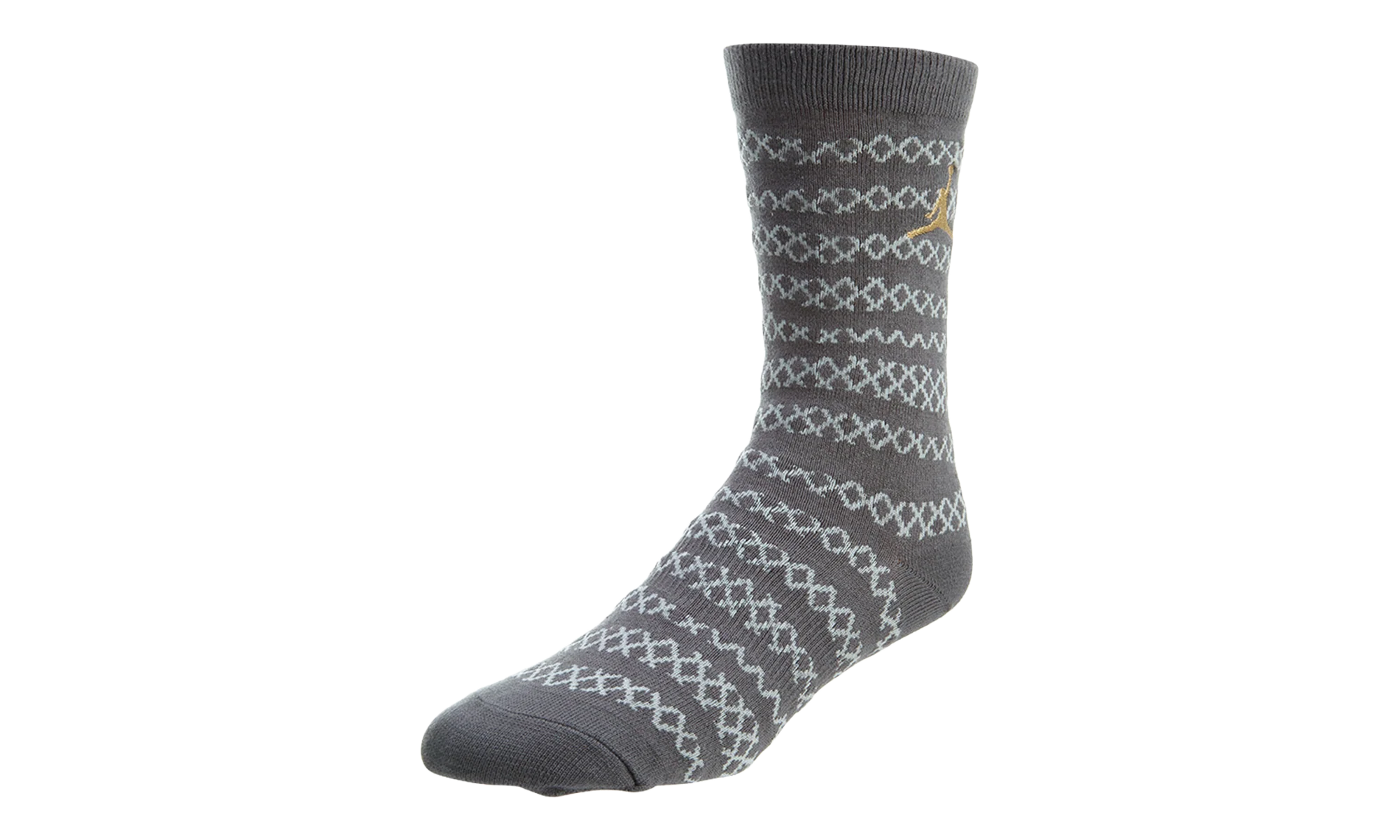 Jordan Retro 10 City Socks "Dark Grey / Pure Platinum / Metallic Silver" 806407 021