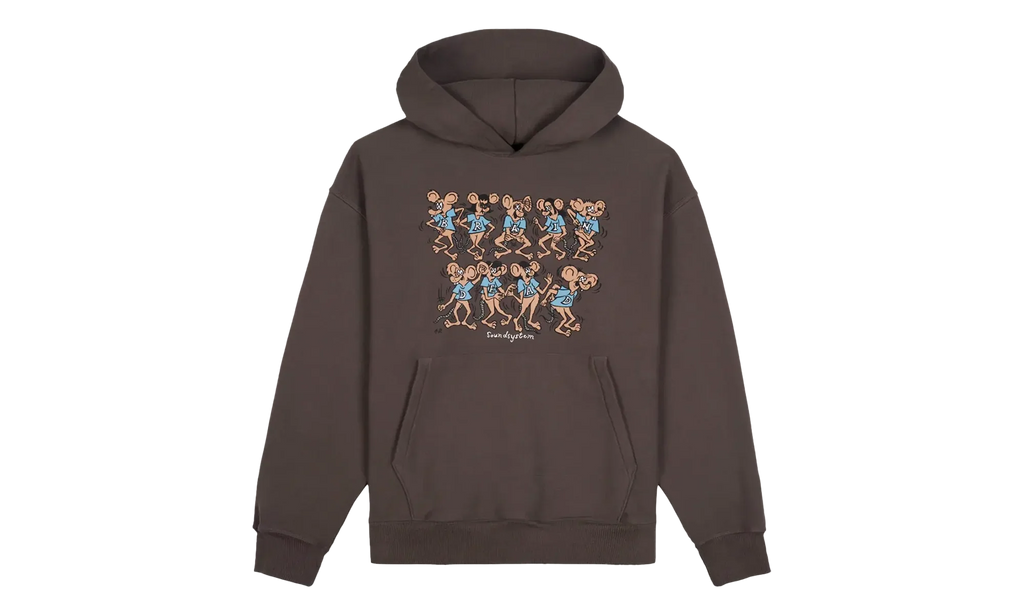Rat Dance Soundsystem Hoodie "Grey" BDF24T09004090BR20
