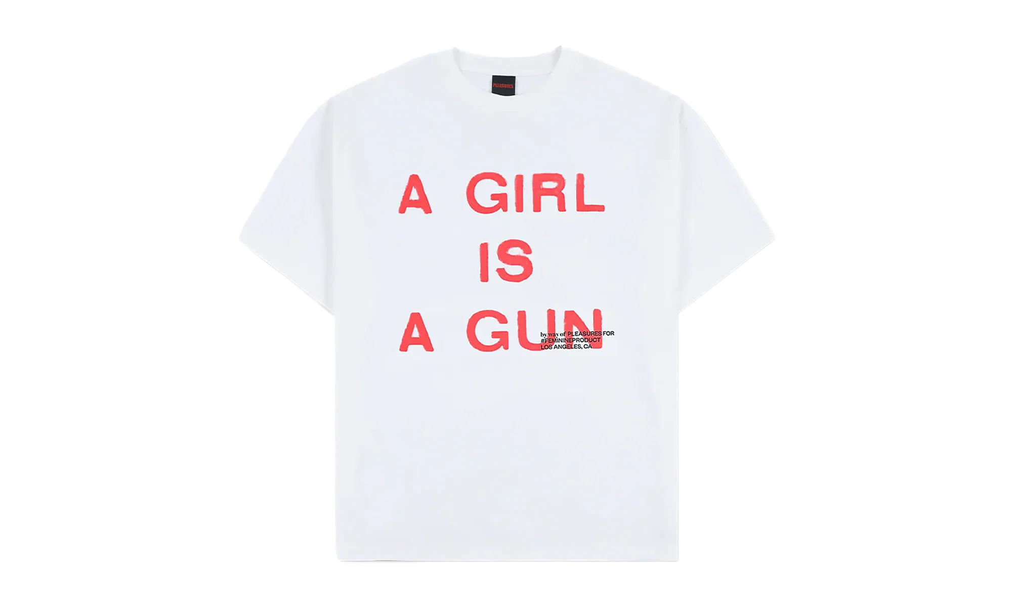 Girl Is A Gun SS Tee "White" P26SP082-WHT