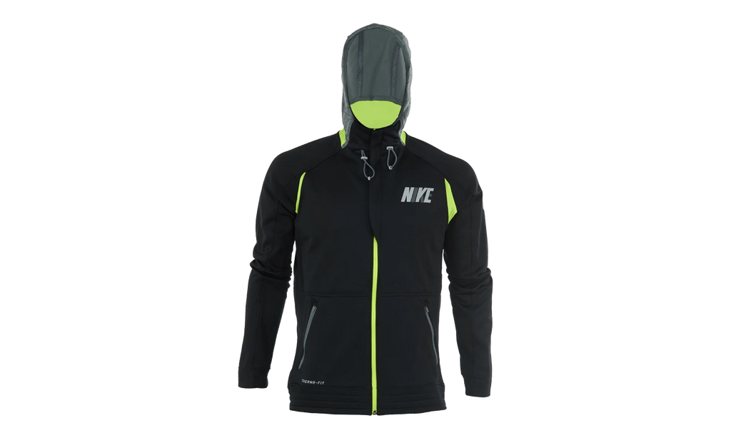 Hyper Elite City Hoodie "Black / Cool Grey / Volt" 716450 010