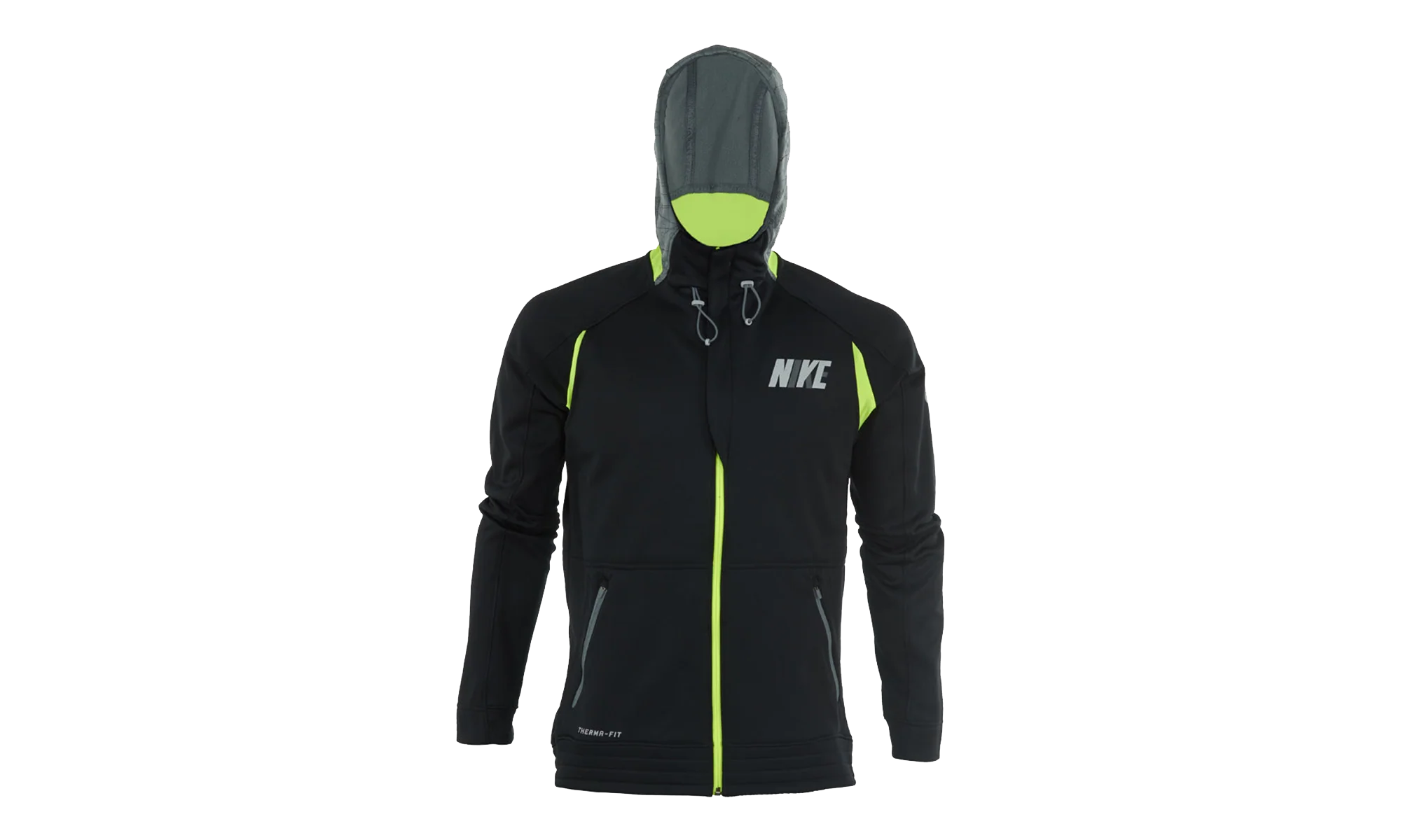 Hyper Elite City Hoodie "Black / Cool Grey / Volt" 716450 010