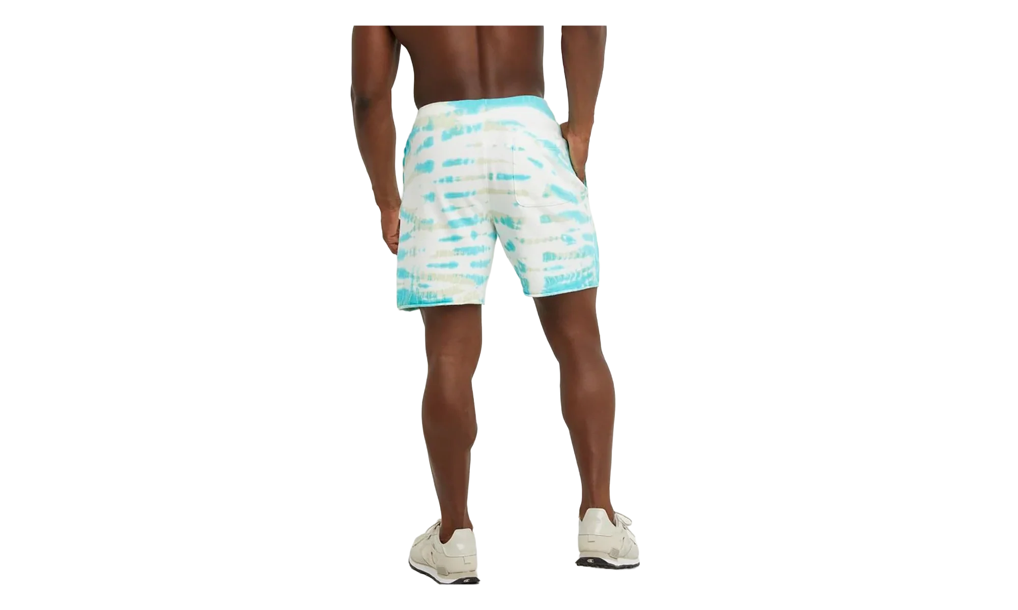 Lightweight Fleece Shorts "Wave Dye Portal Teal" 83140 586529AJGJ