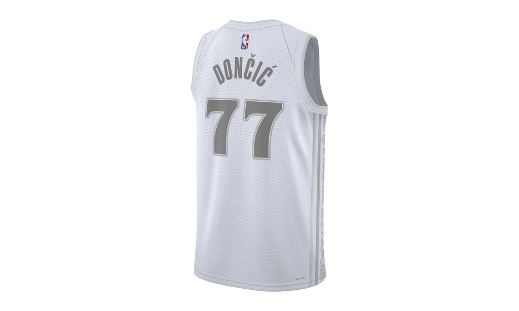 NBA DALLAS MAVERICKS CITY EDITION JERSEY GS "77 DONCIC - White" 9Z2B7BU8P24 MAVL
