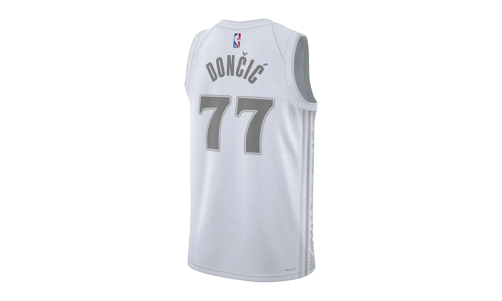 NBA DALLAS MAVERICKS CITY EDITION JERSEY GS "77 DONCIC - White" 9Z2B7BU8P24 MAVL