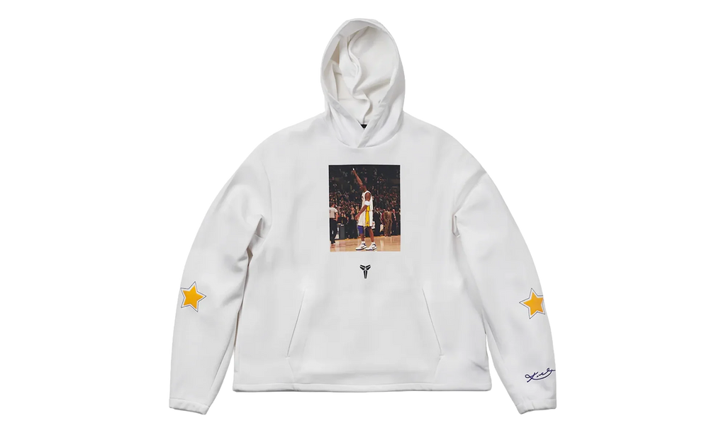 Kobe Bryant 81 Fleece Hoodie "White / Black" IO9561 100