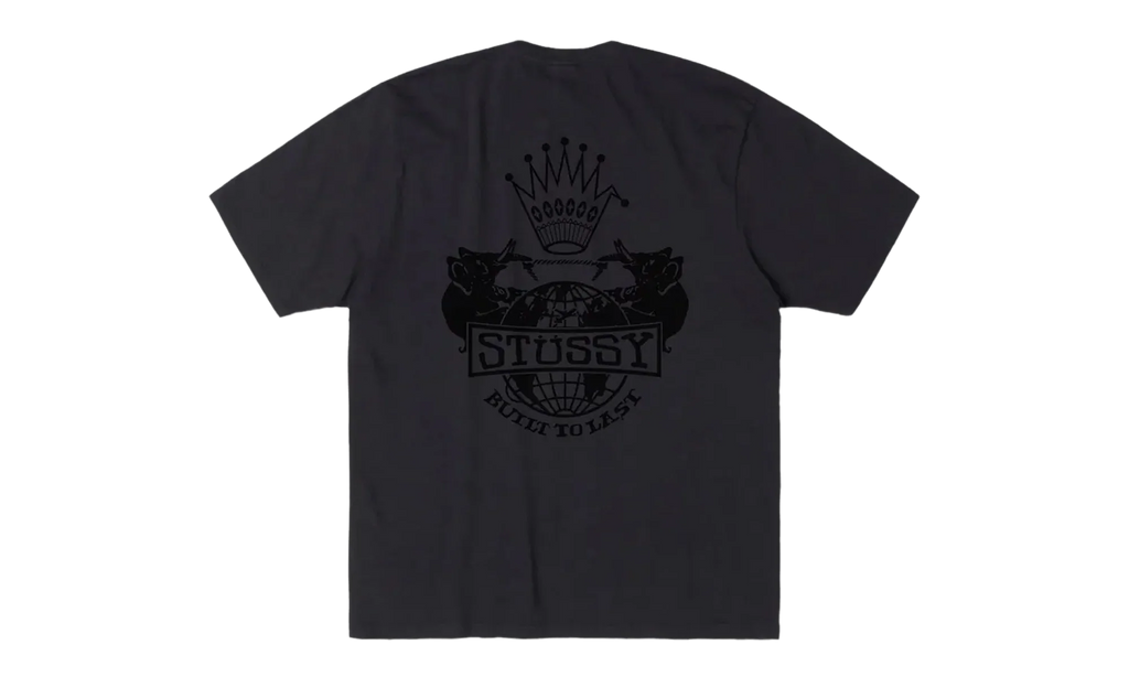 Built To Last Pig Dyed Tee "FADED BLACK" 1905125 FBLA