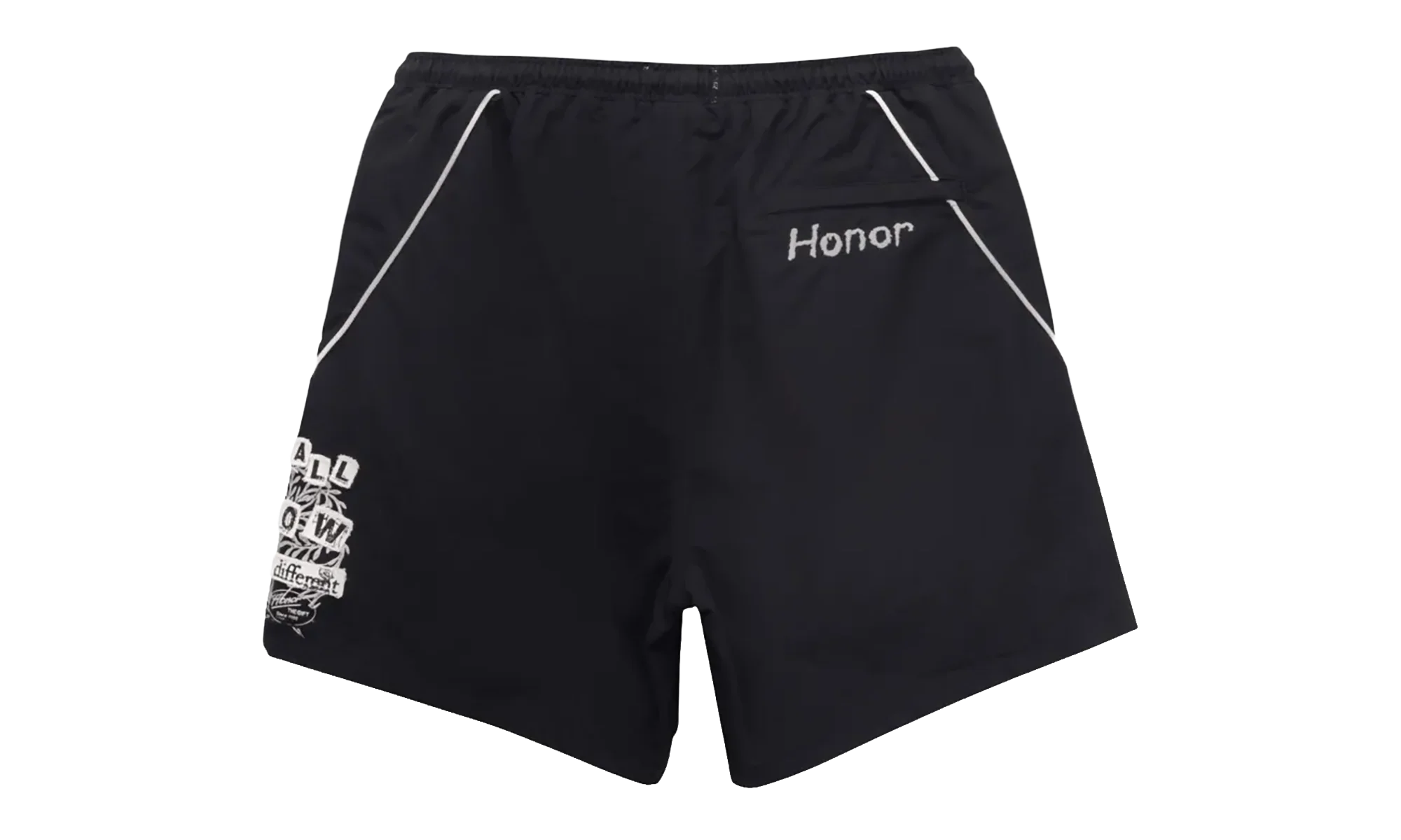 Nylon Growth Track Shorts "Black" HTG260129 BLK