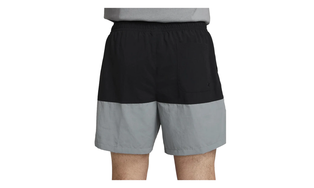 Club Woven Color-Blocked Shorts "Black / Smoke Grey / White" FB7811 010