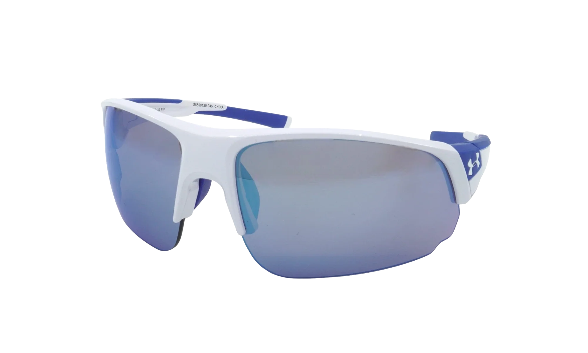 Changeup Dual Sunglasses "Gray Mirror - Shiny White / Royal Blue" S8650129 045