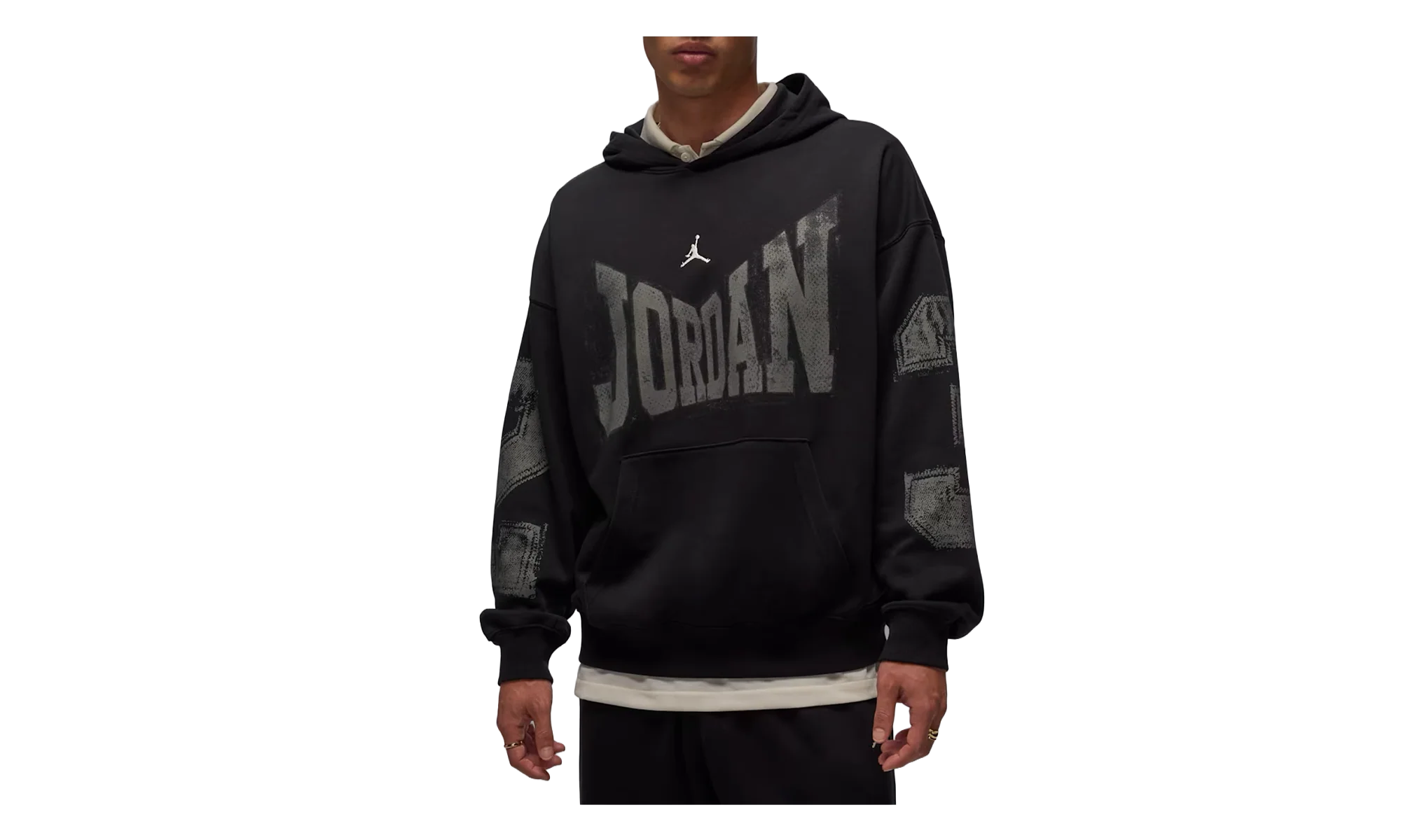 Jordan Brooklyn Collegiate Pullover Hoodie "Black Sail'" HV0093 010