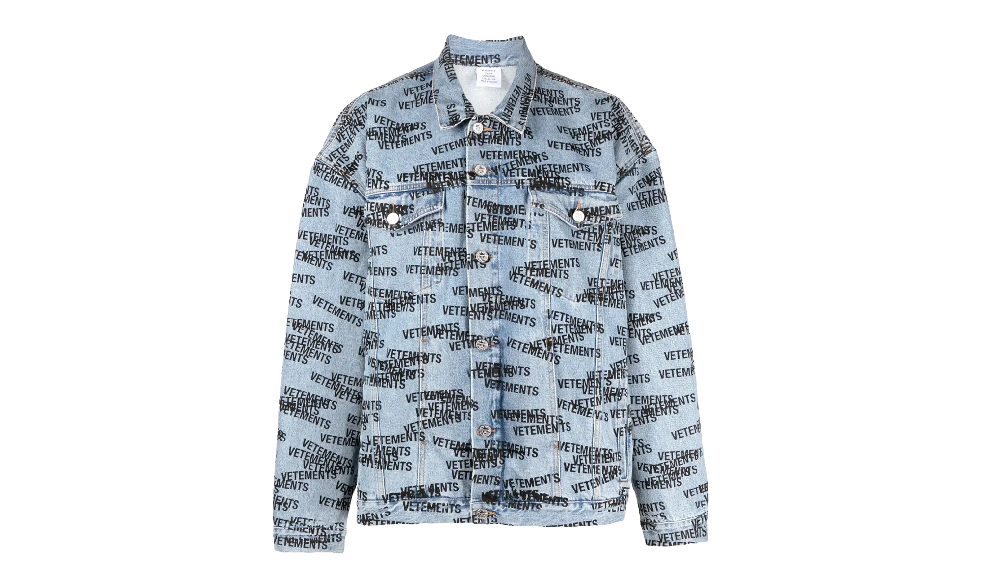 STAMPED LOGO DENIM JACKET BLUE "BLUE" UE54JA280N2801