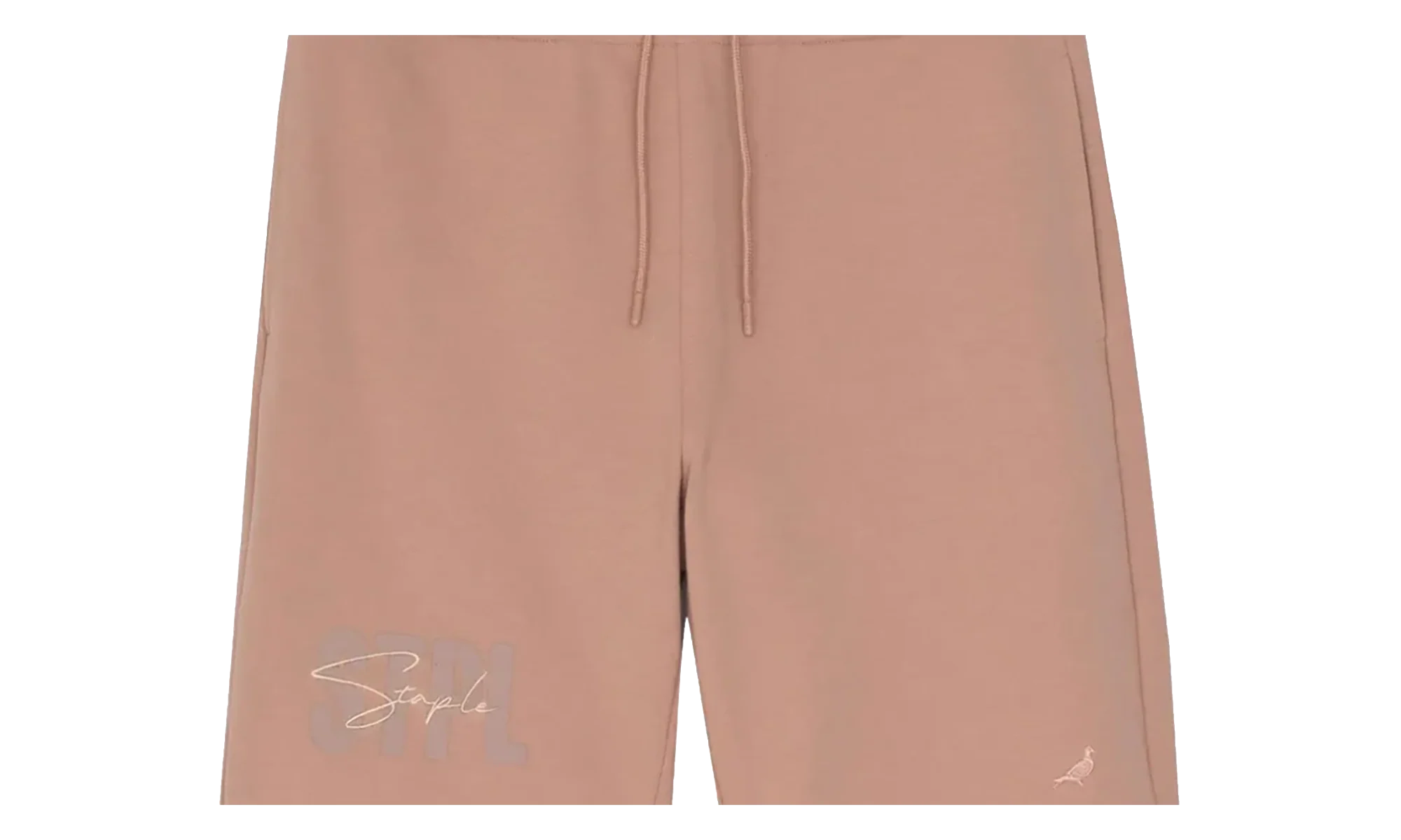Script Embroidered Sweatshort "Khaki" 33FC94B8