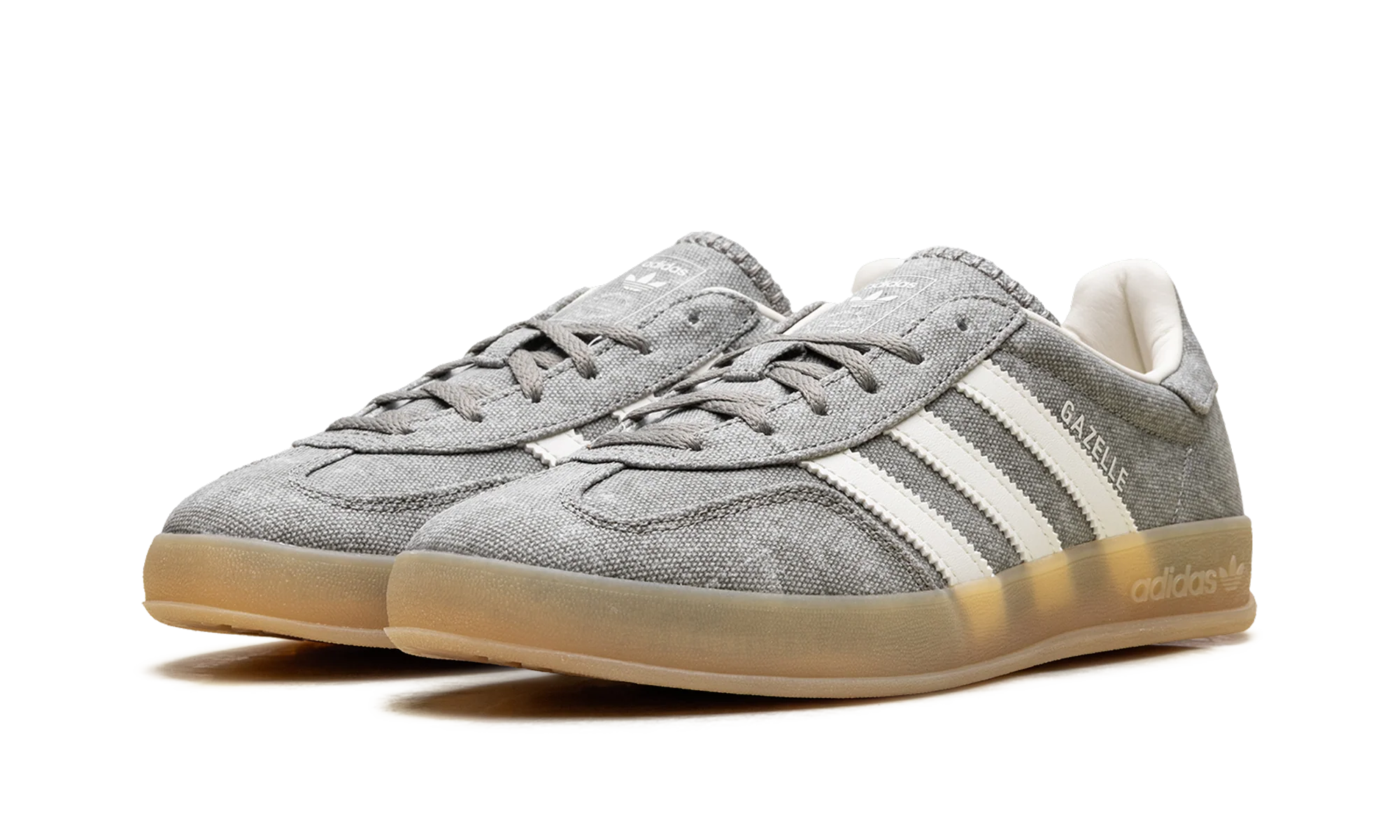 Gazelle Indoor WMNS "Silver Pebble Off White Canvas" IH7033