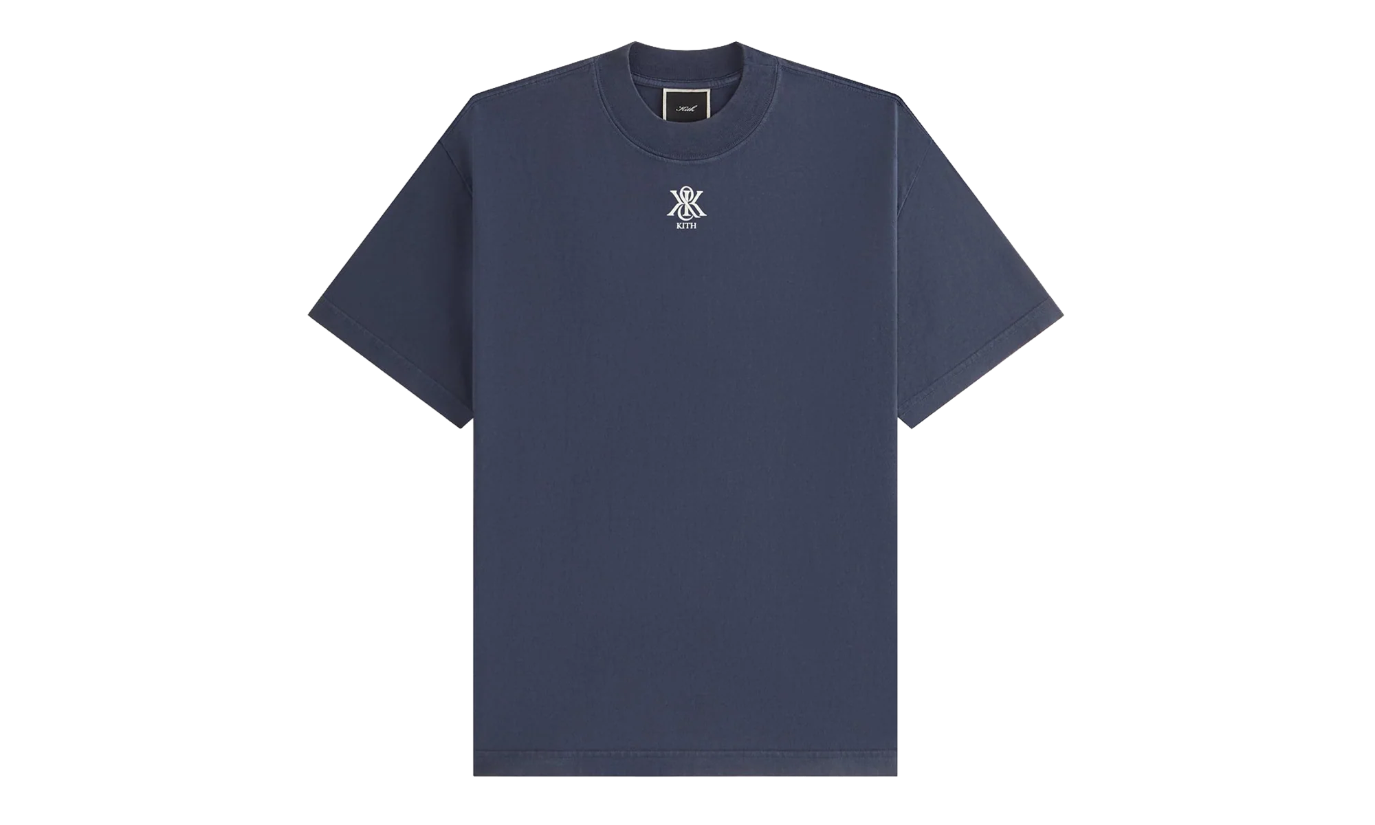 Mockneck Vintage Sueded Tee WMNS "Dark Blue" KITH126
