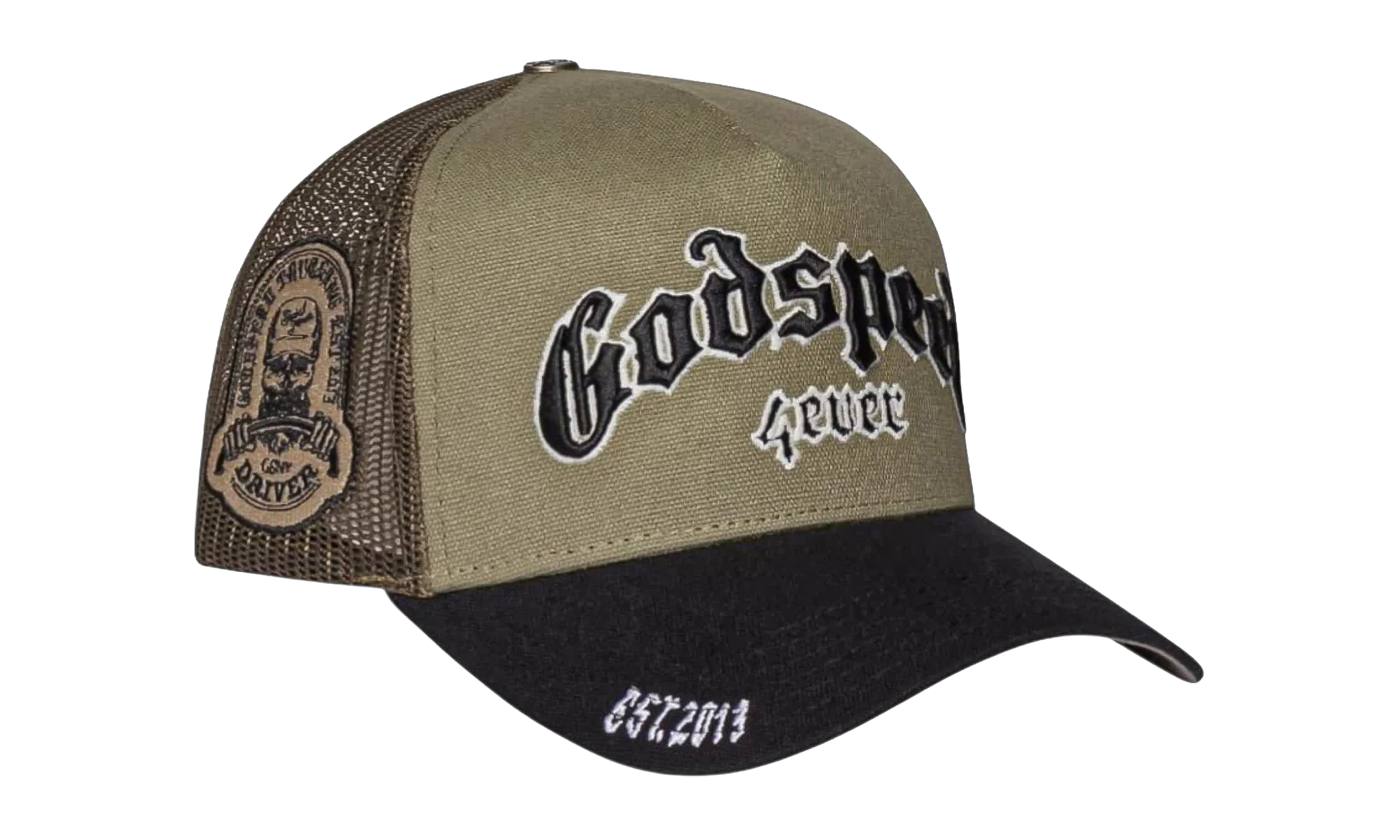 GS Forever Trucker Hat "Olive / Black" GS136