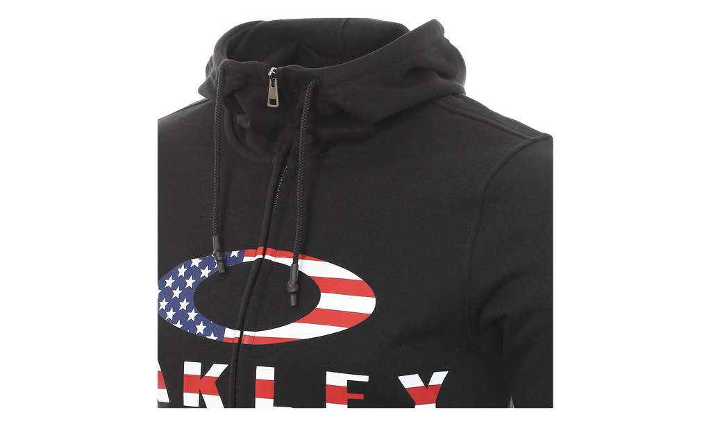 Bark Full Zip Hoodie "Black / American Flag" 461643 01V