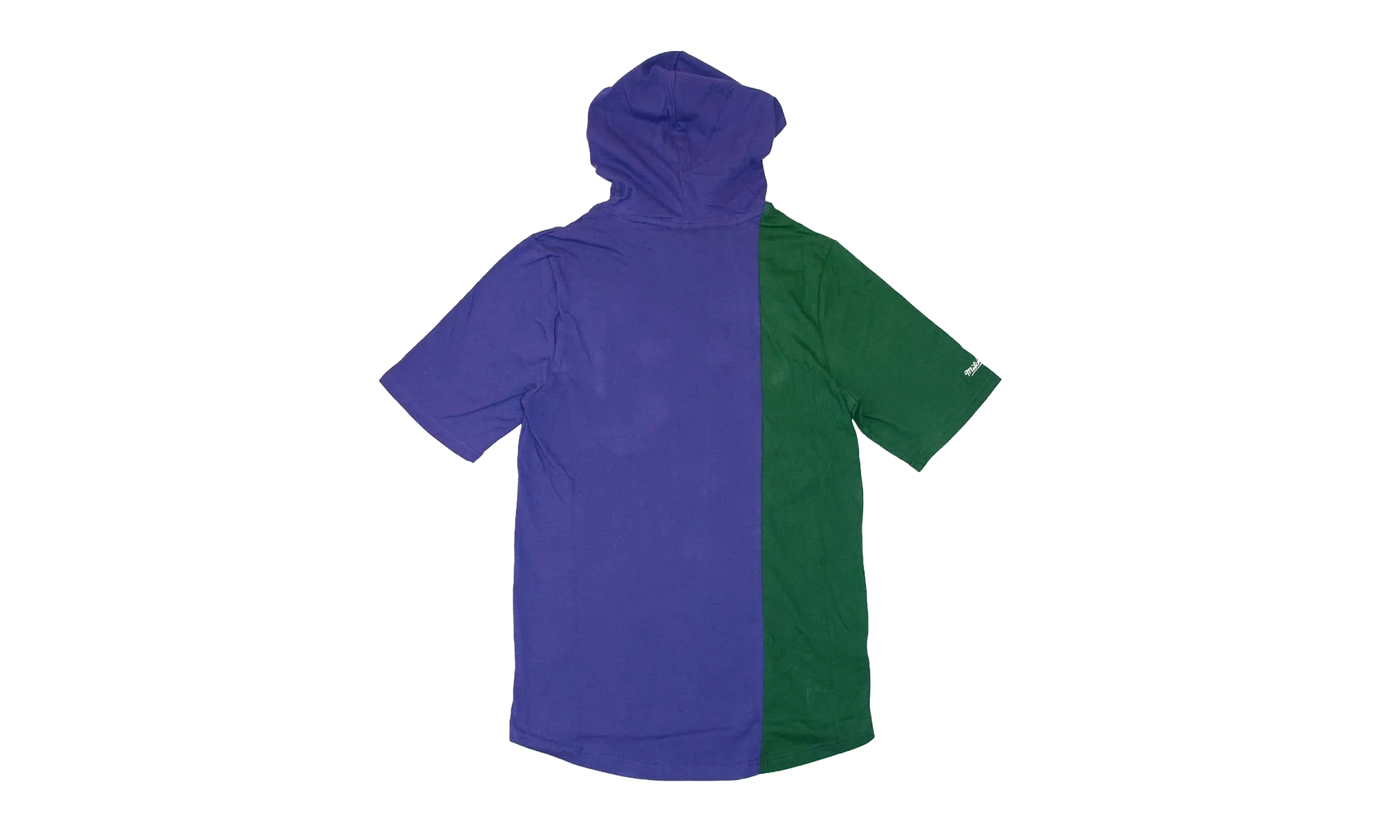NBA Short Sleeve Split Hoodie "Milwaukee Bucks - Purple / Green" HDSSAJ19008 MBUPRGN