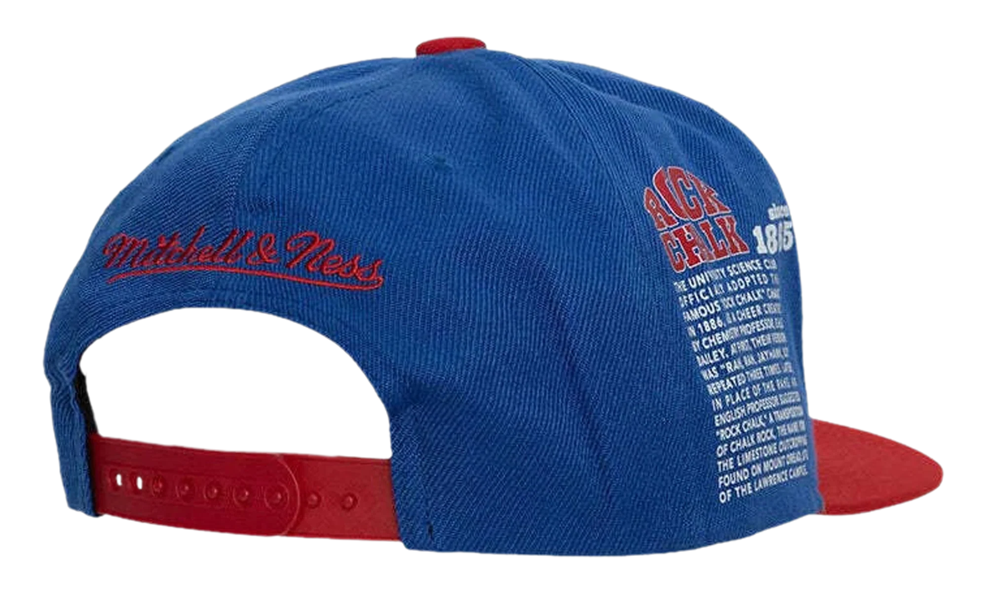 NCAA Team Origins Snapback Cap "Kansas Jayhawks - Royal / Red" 6HSSSH22019 KAURYRD