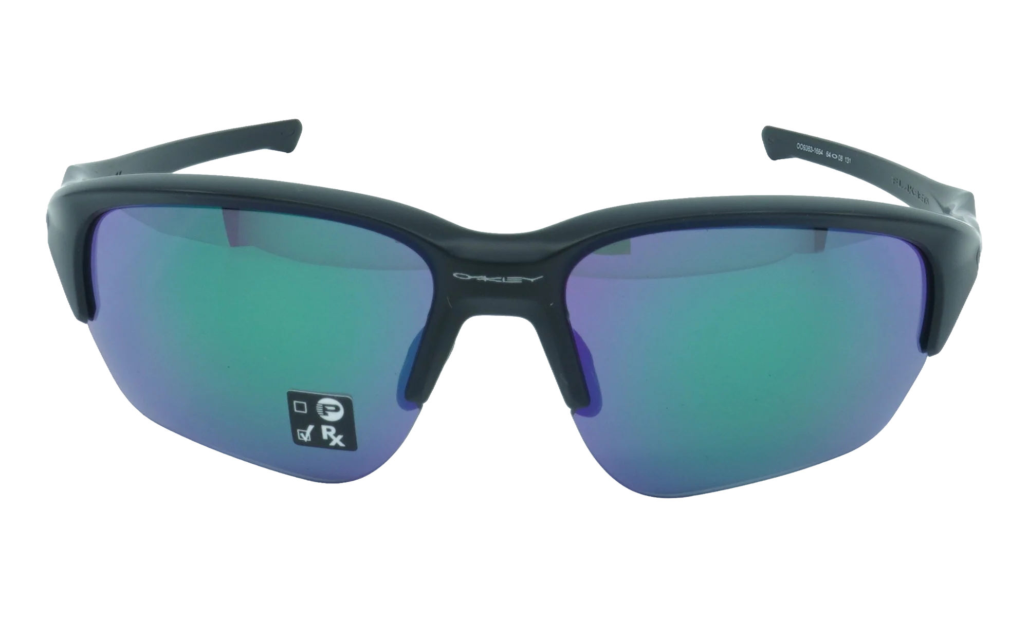 Flak Beta Sunglasses "Matte Black / Jade Iridium" OO9363 16