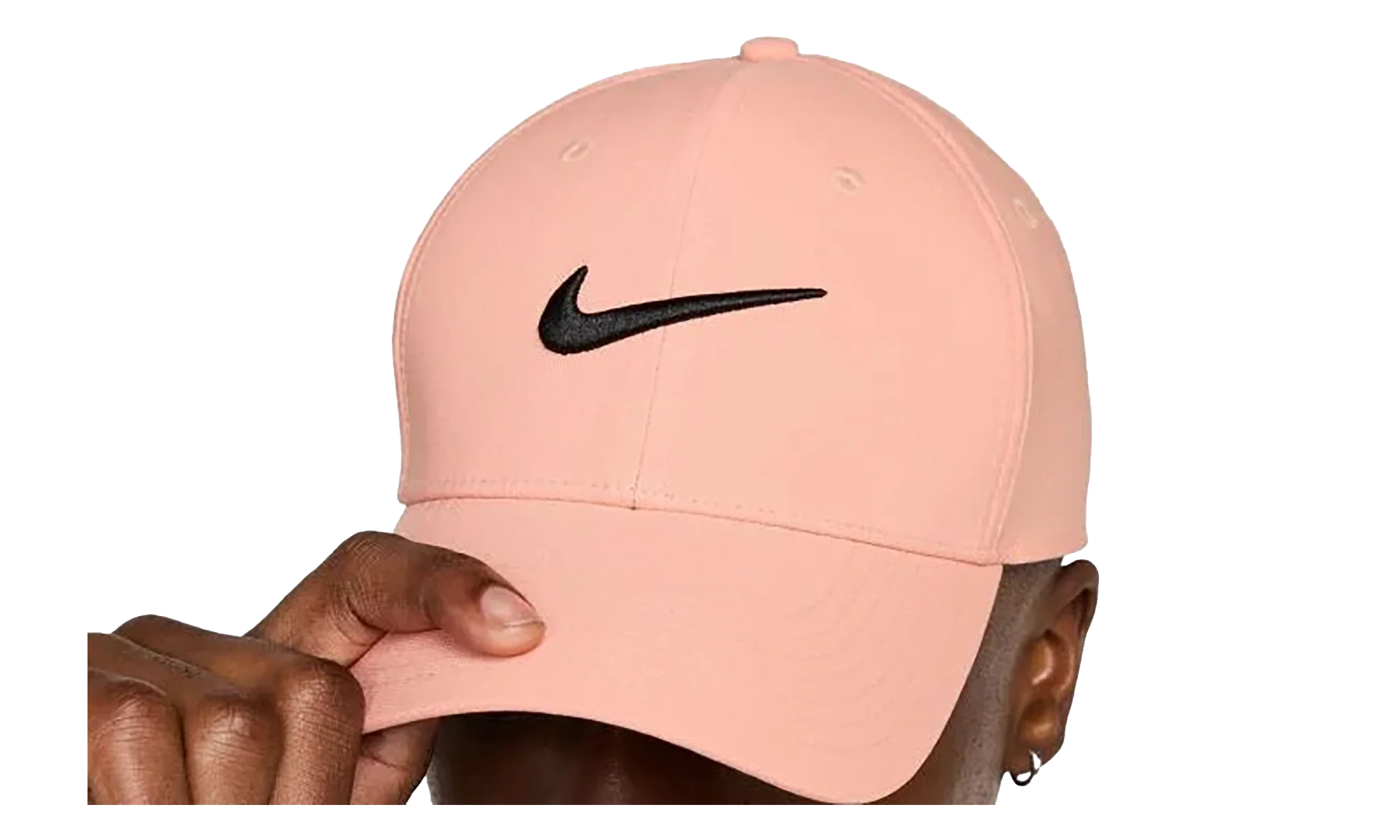 Dri-Fit Club Structured Swoosh Cap "Apricot Agate / Black" FB5625 844