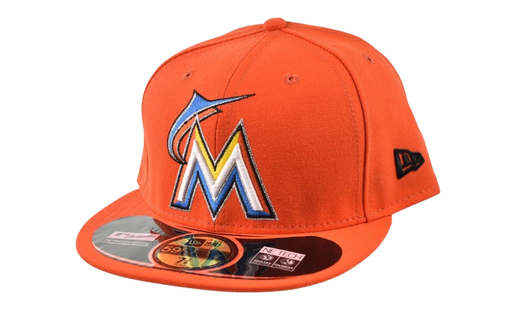 59FIFTY Miami Marlins Fitted Hat "Orange" 70360936