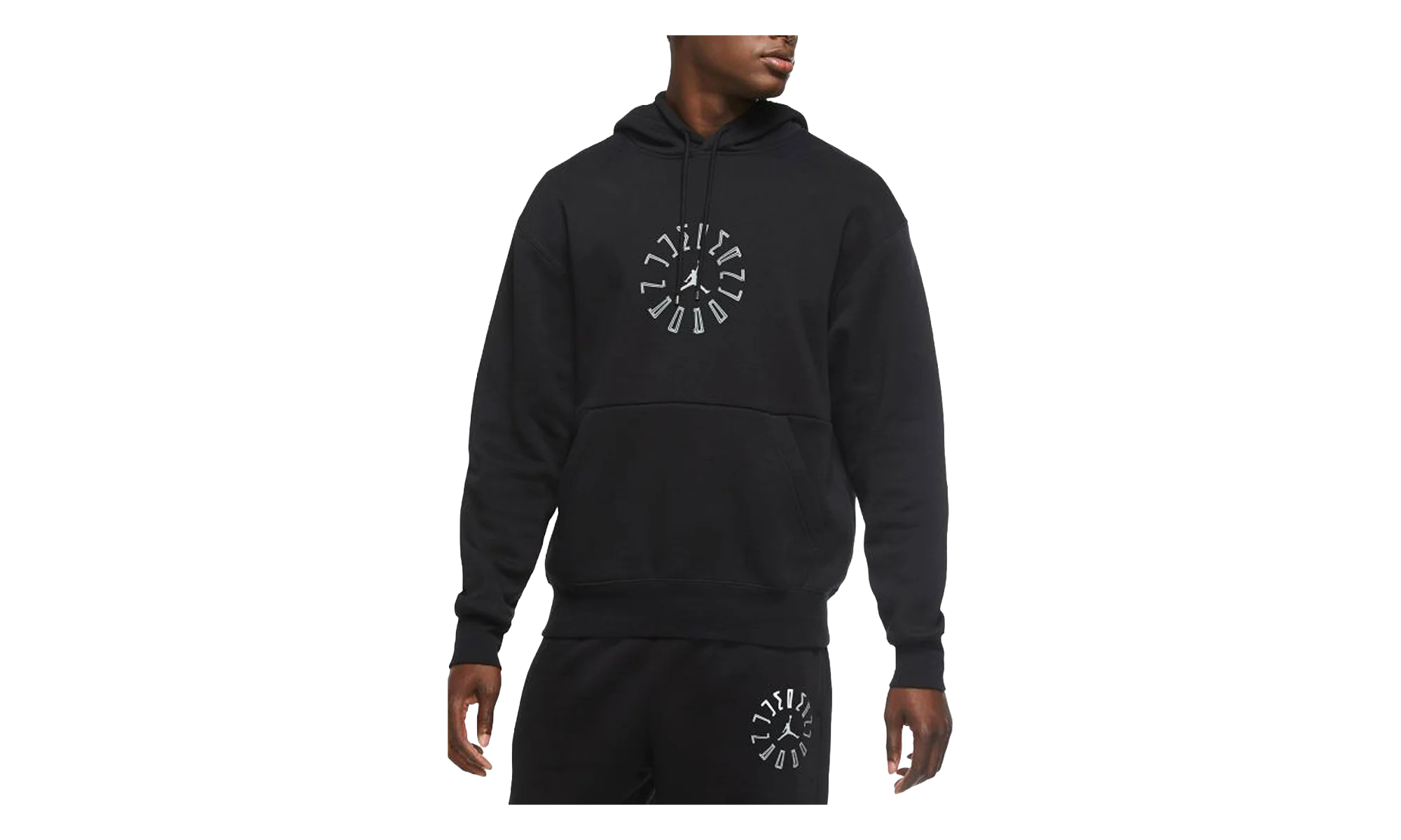 Air Jordan AJ11 Graphic Hoodie "Black / Reflective Silver'" DD0386 010