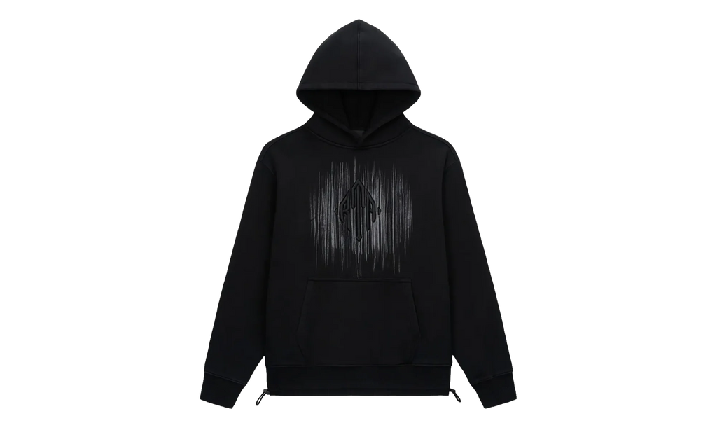 Etched Monogram Jordan Hoodie "Black" MCCTK909T1424BKETM