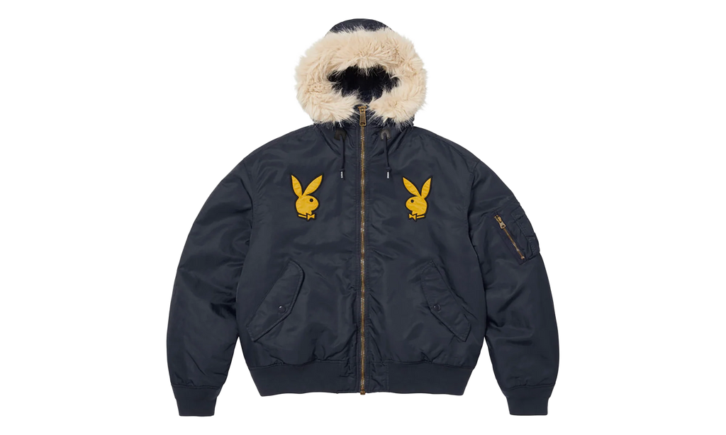 Playboy® Hooded MA-1 "SS26 - Navy" SU27111