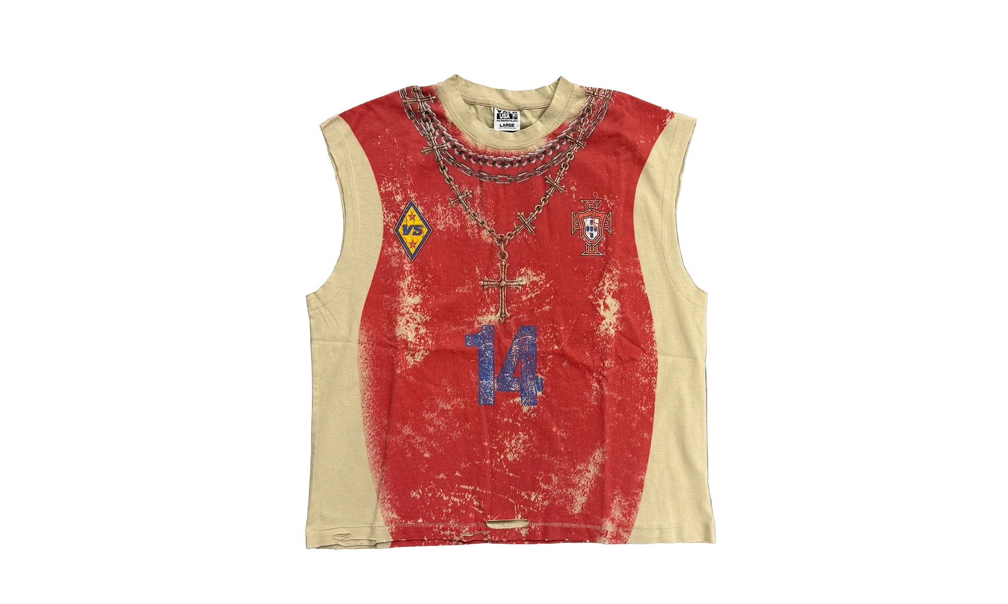 Muscle Sleeveless T-Shirt "Red" EDHCMBSF