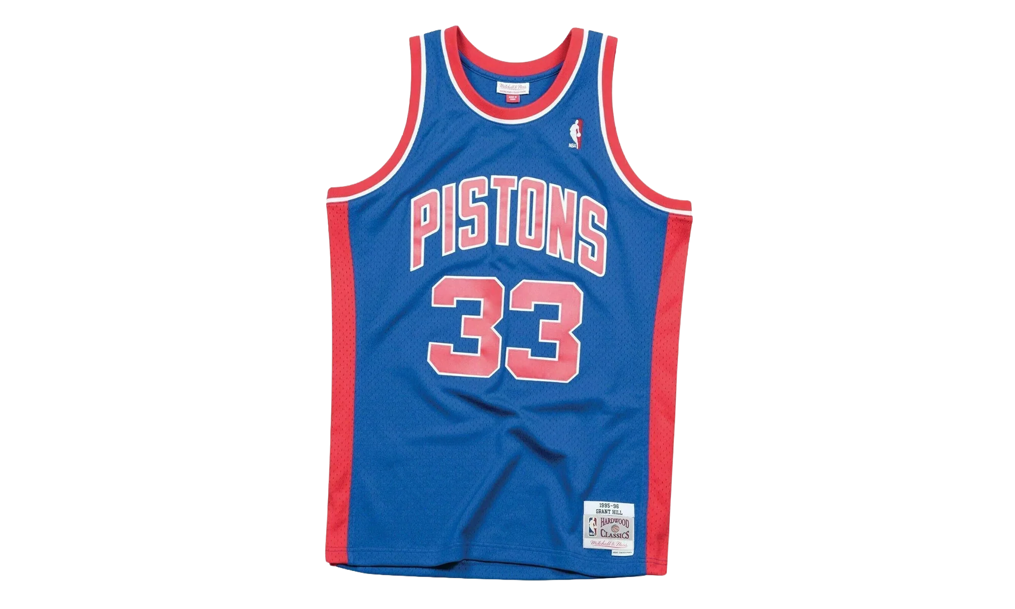 NBA Grant Hill Swingman Road Jersey "1995 Detroit Pistons - Royal" SMJYAC18025 DPIROYA95GHI