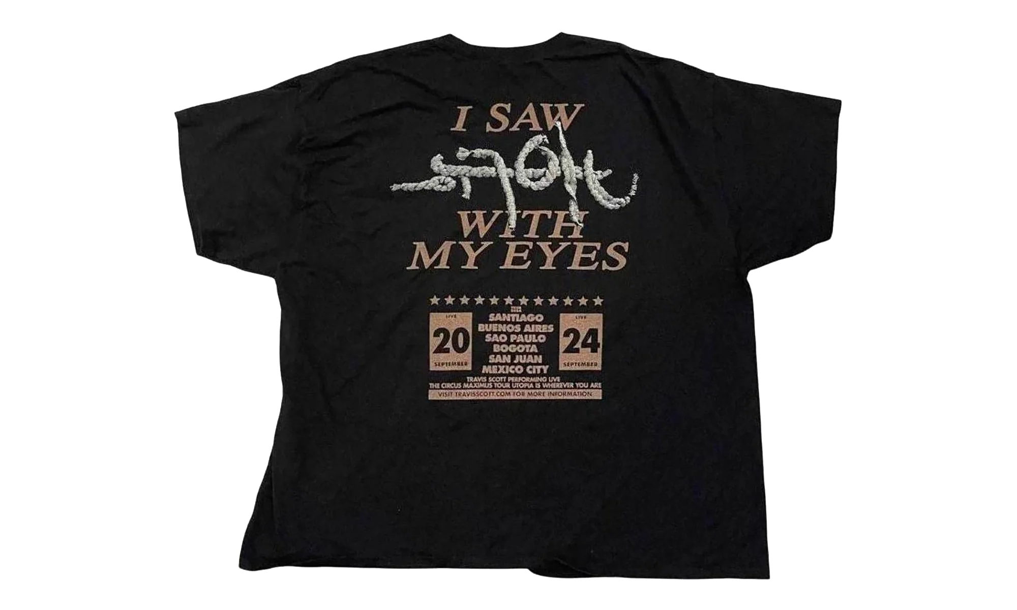 South America U T-Shirt "Black" TSUC74
