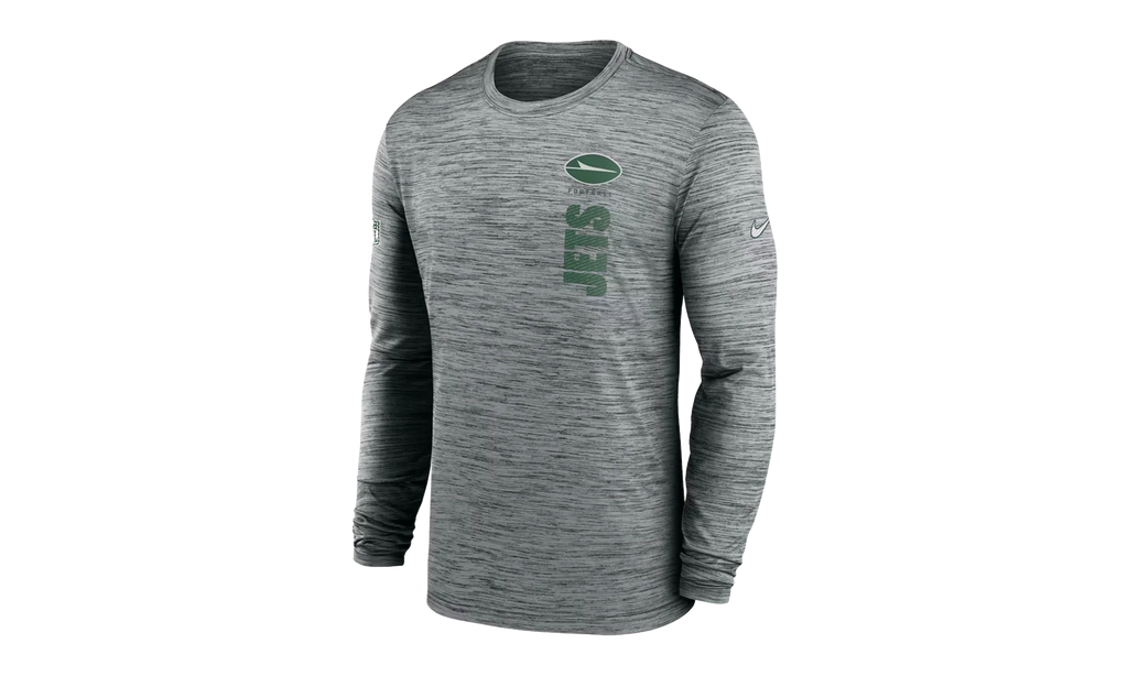 Sideline Velocity Long-Sleeve Dri-Fit T-Shirt "NFL New York Jets - Grey" 02EQ06G72 CAT