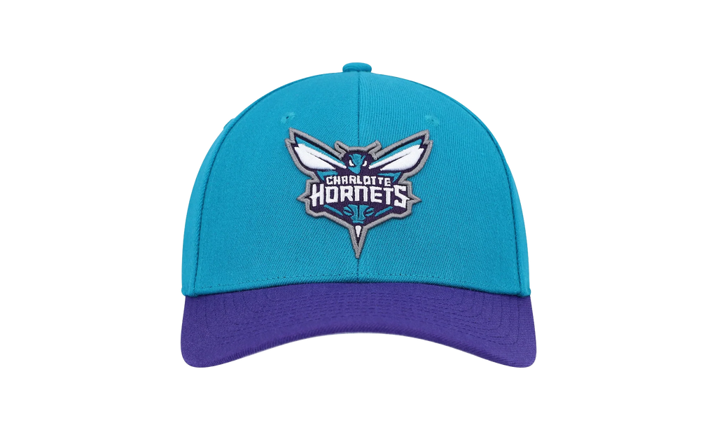 NBA Team 2 Tone 2.0 Stretch Snapback Cap "Charlotte Hornets - Teal / Purple" HHSS3265 CHOYYPPPTLPR
