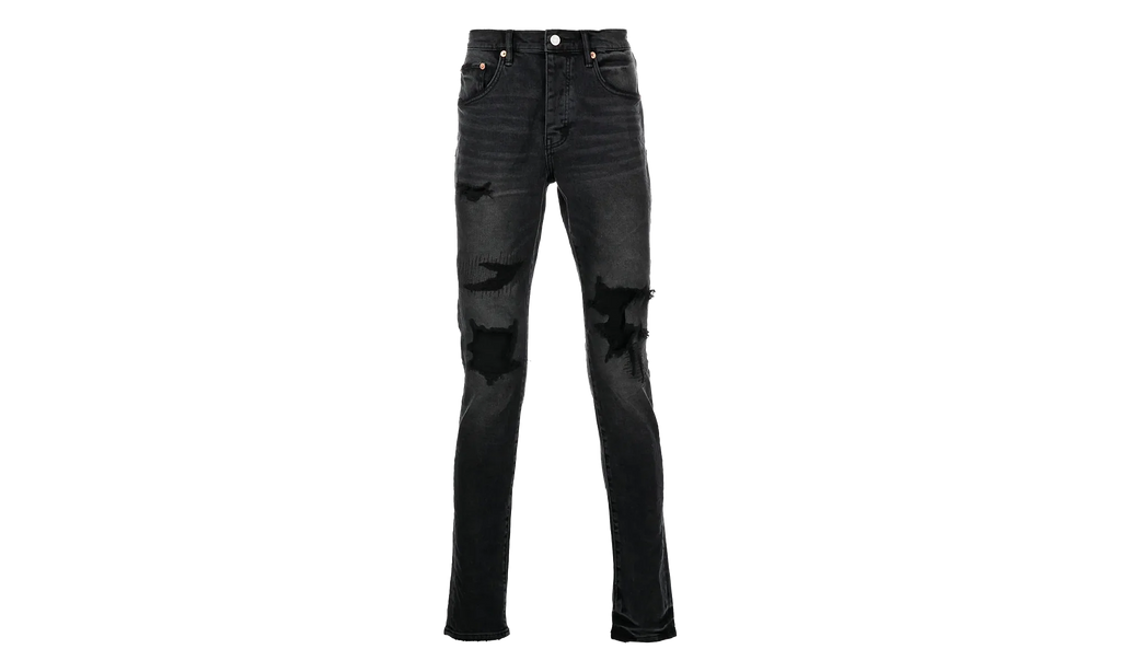P001 Distress Jeans "Worn Black" P001 WBDI222