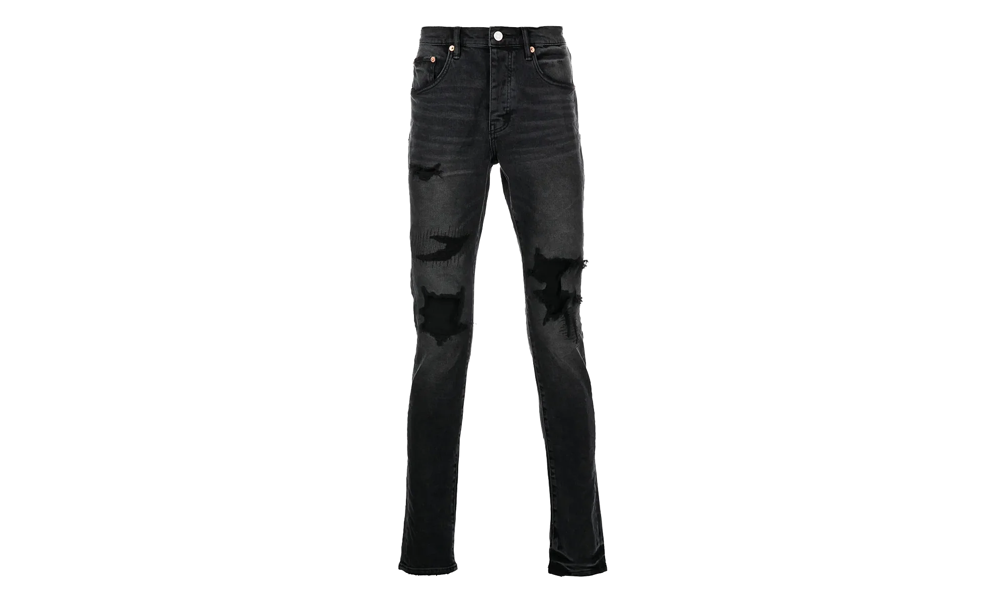 P001 Distress Jeans "Worn Black" P001 WBDI222