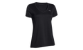 Tech V-Neck Short Sleeve T-Shirt WMNS "Black" 1255839 002