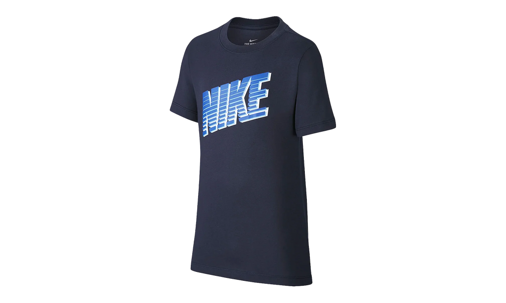 Sportswear Icon Block T-shirt GS "Midnight Navy" CU4570 451