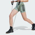Women's adidas Optime 3-Stripes 1/4 Short Leggings