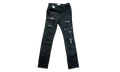 Distressed Stretch Slim-Fit Jeans "Black Savanna" MH24D615 B1405BKSAV