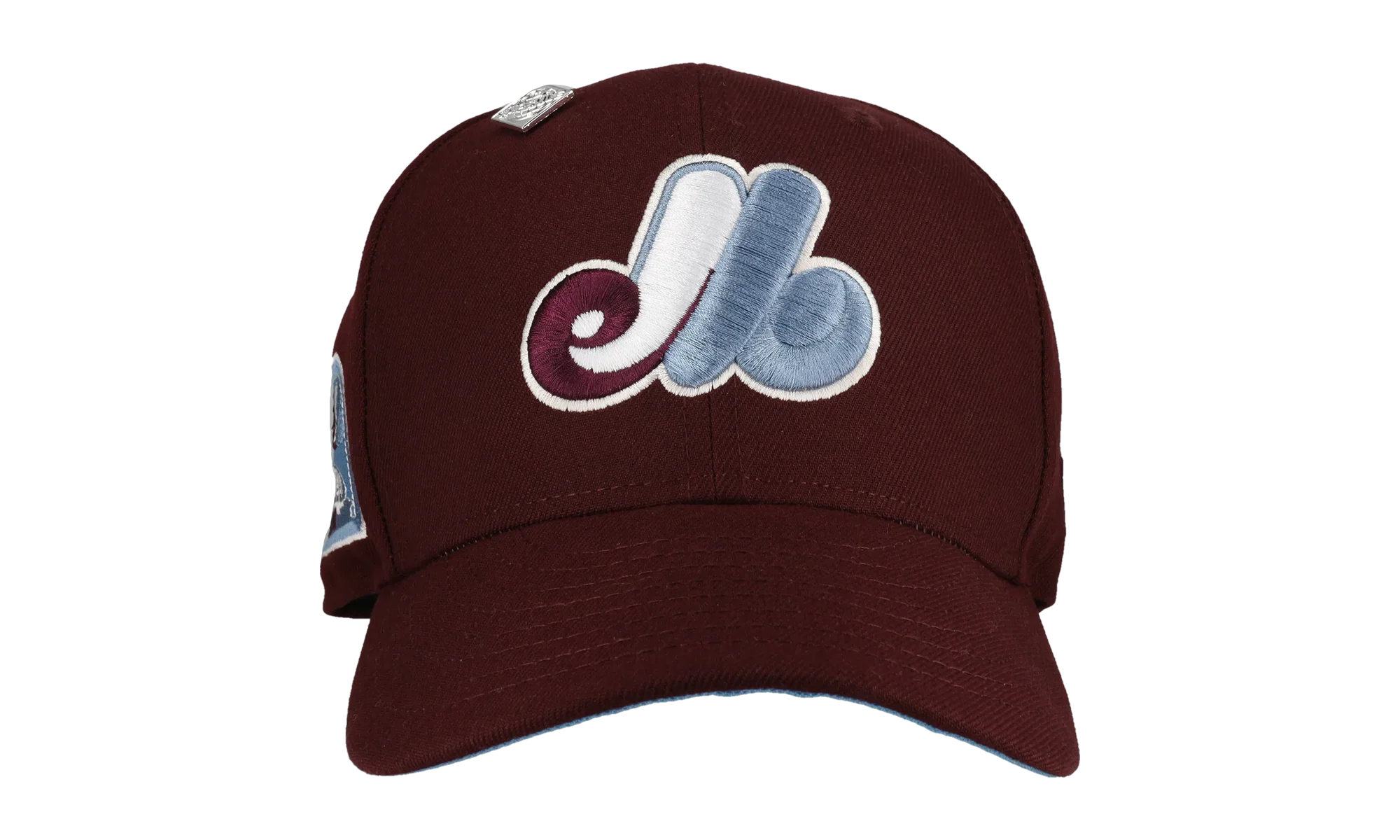 59FIFTY Montreal Expos Olympic Stadium Fitted Hat "Plum / Ice" NE170