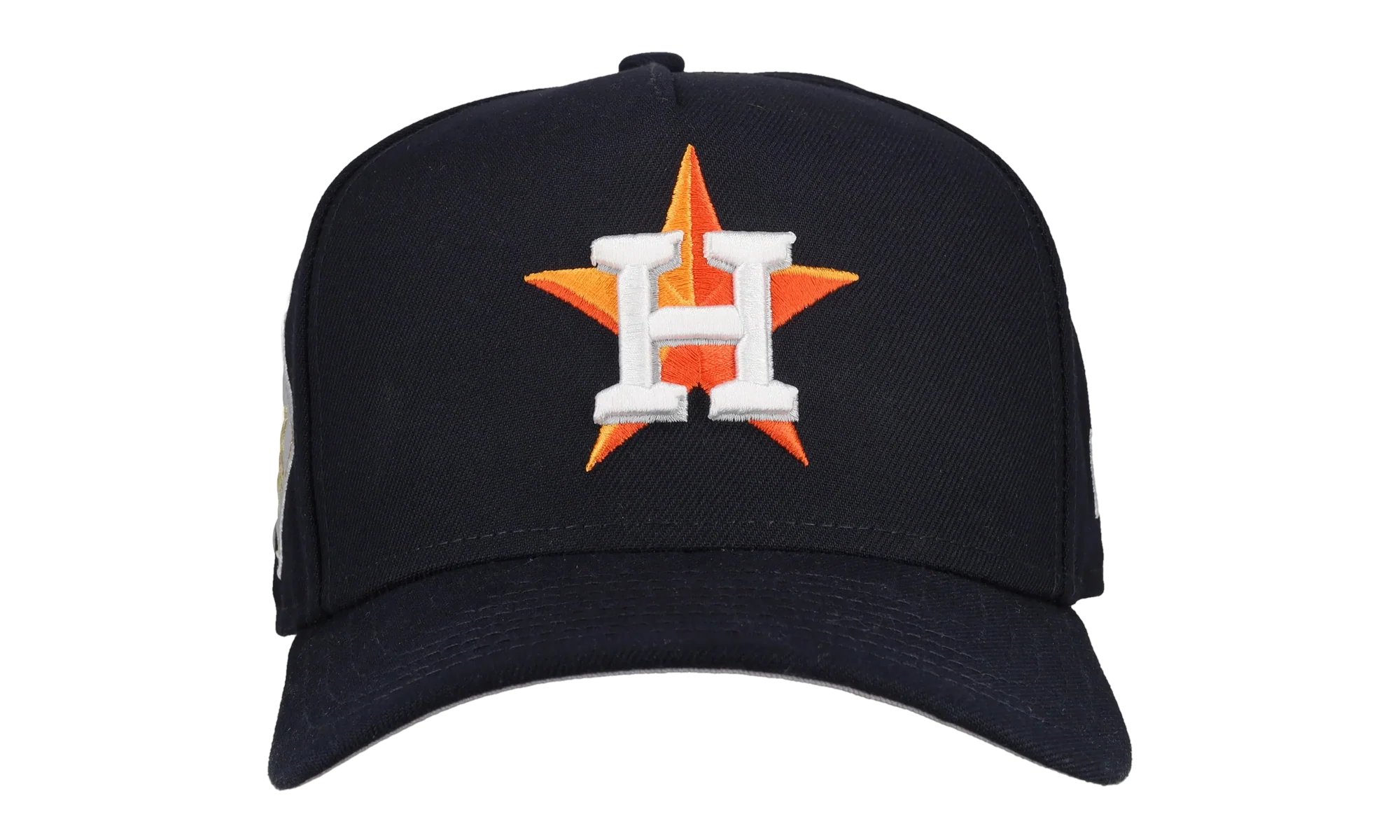 9FIFTY Houston Astros 2017 Team Color A Frame Snapback Hat "Black (Grey Brim)" NE474