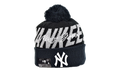 New York Yankees Confident Knit Beanie "Black / Grey" 60268826