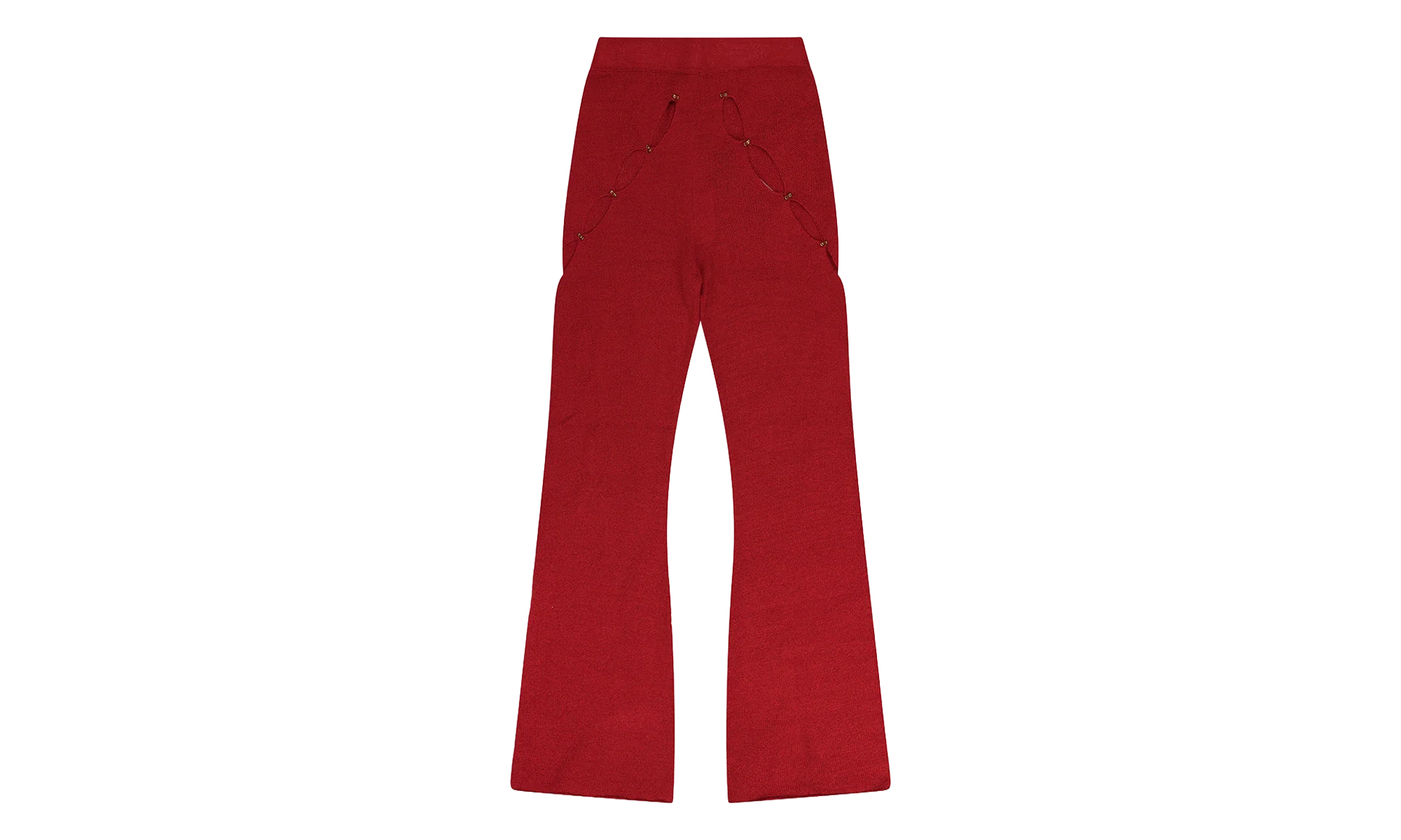 Knit Flared Pants WMNS "Red" RHDWBTM0003 RED