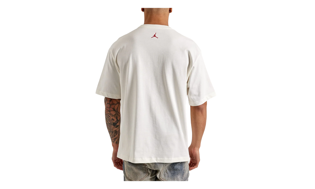 Air Jordan Flight Essentials Oversized T-Shirt "Sail / Varsity Red" HM7131 133