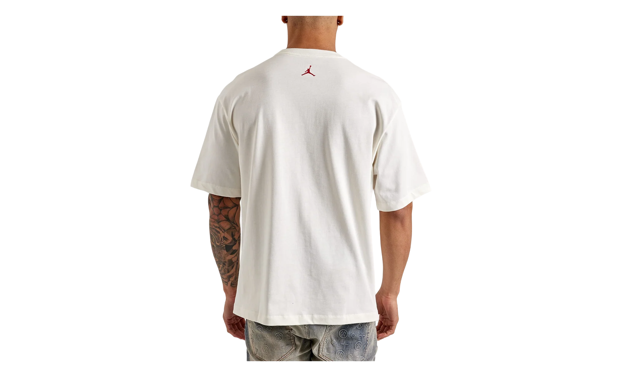 Air Jordan Flight Essentials Oversized T-Shirt "Sail / Varsity Red" HM7131 133
