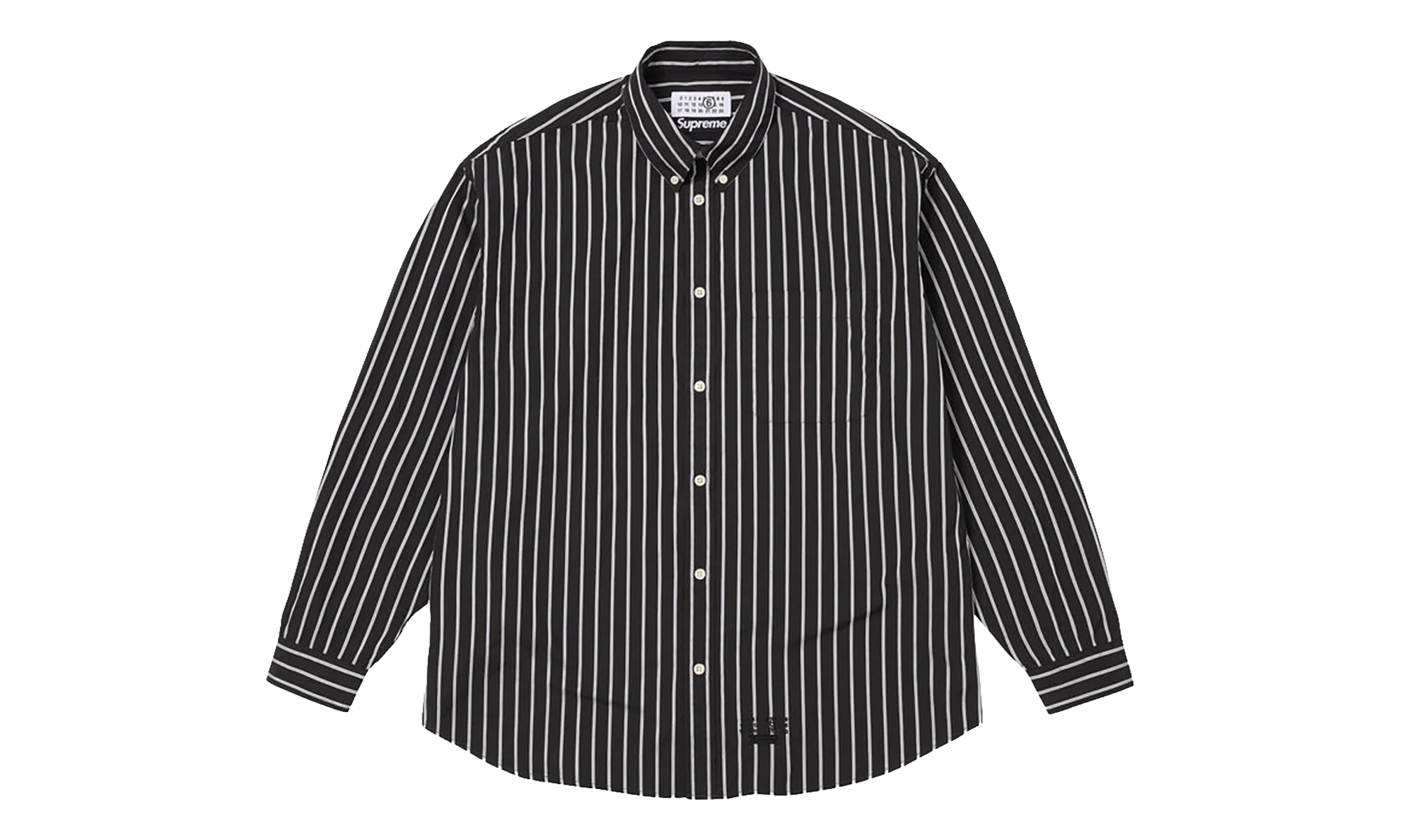 MM6 Maison Margiela Stripe Shirt "SS26 - Black" SU27191