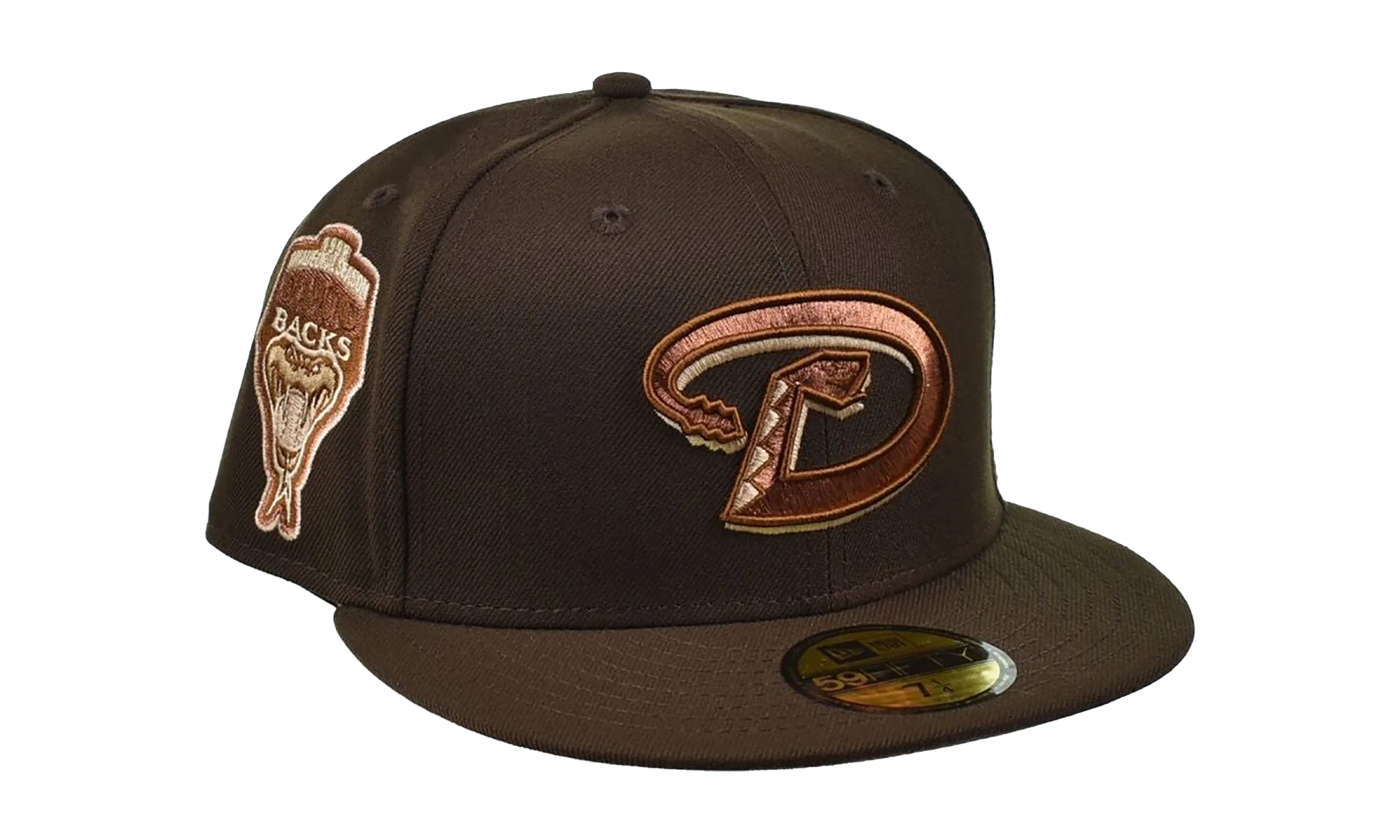 59FIFTY Arizona Diamondbacks Fitted Hat "Walnut Brown" 70888358
