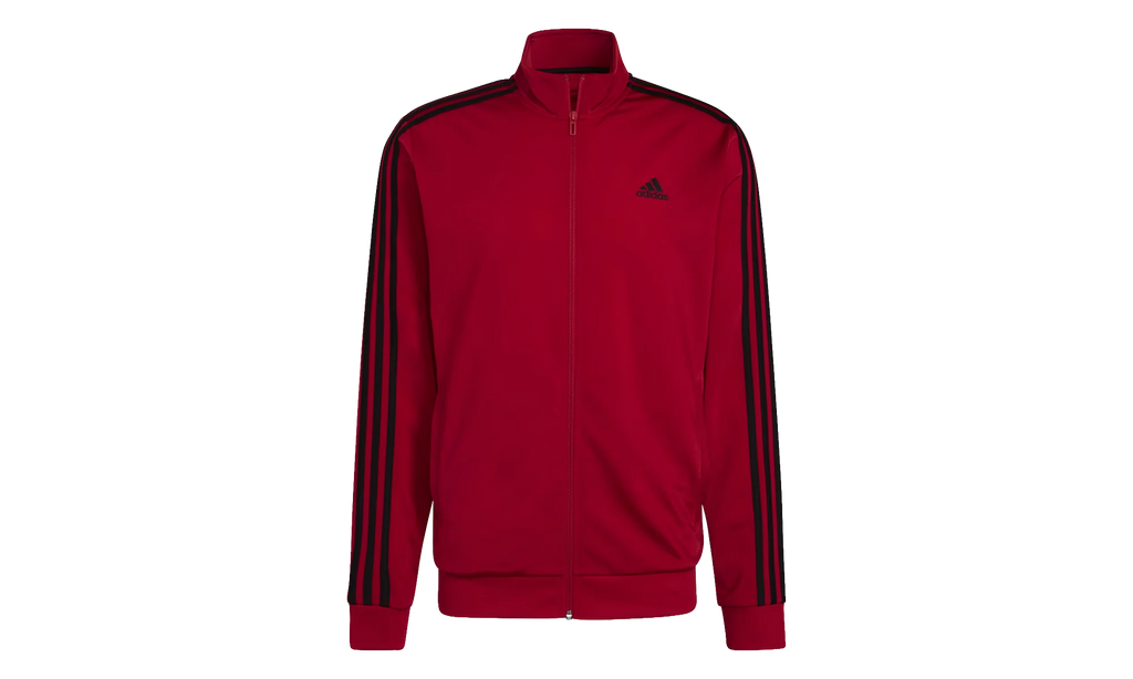 Essentials Warm-Up 3-Stripes Track Jacket "Scarlet / Black" H46104
