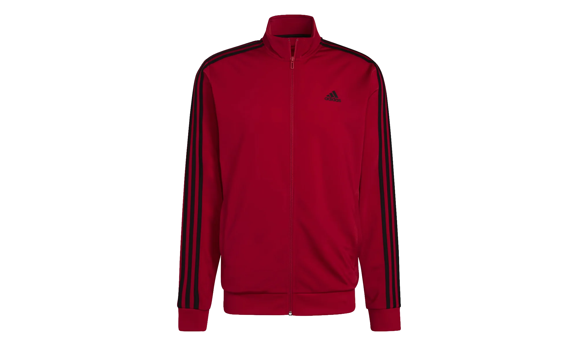 Essentials Warm-Up 3-Stripes Track Jacket "Scarlet / Black" H46104