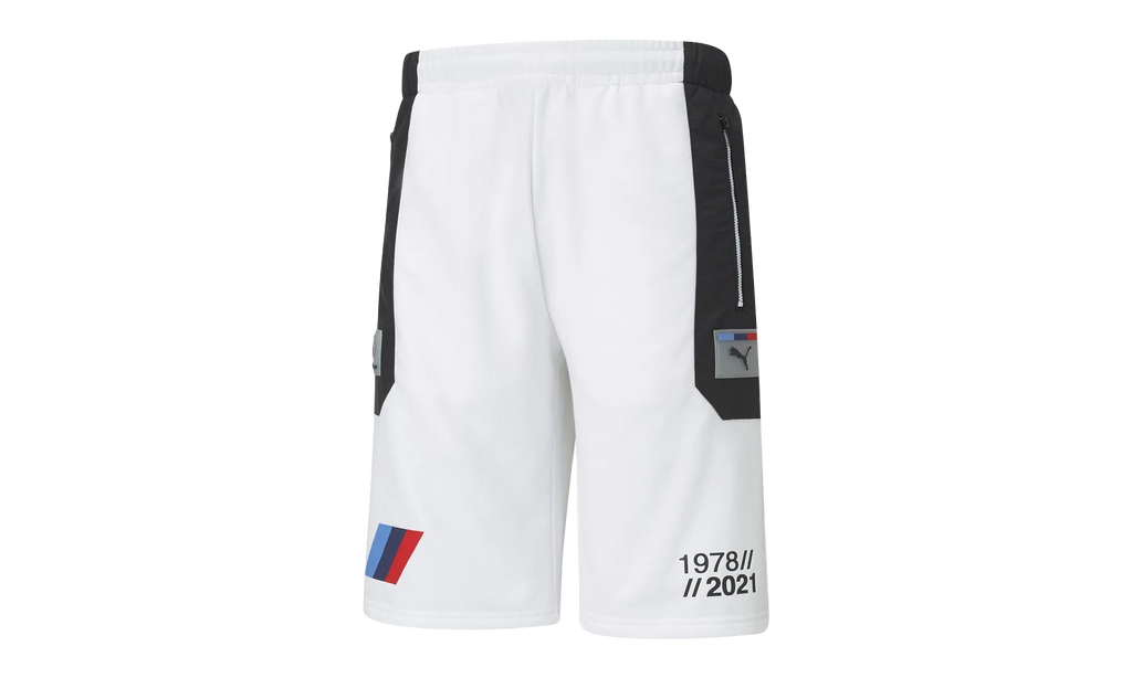 BMW Motorsport Street Sweat Shorts 11" "White" 599488 02